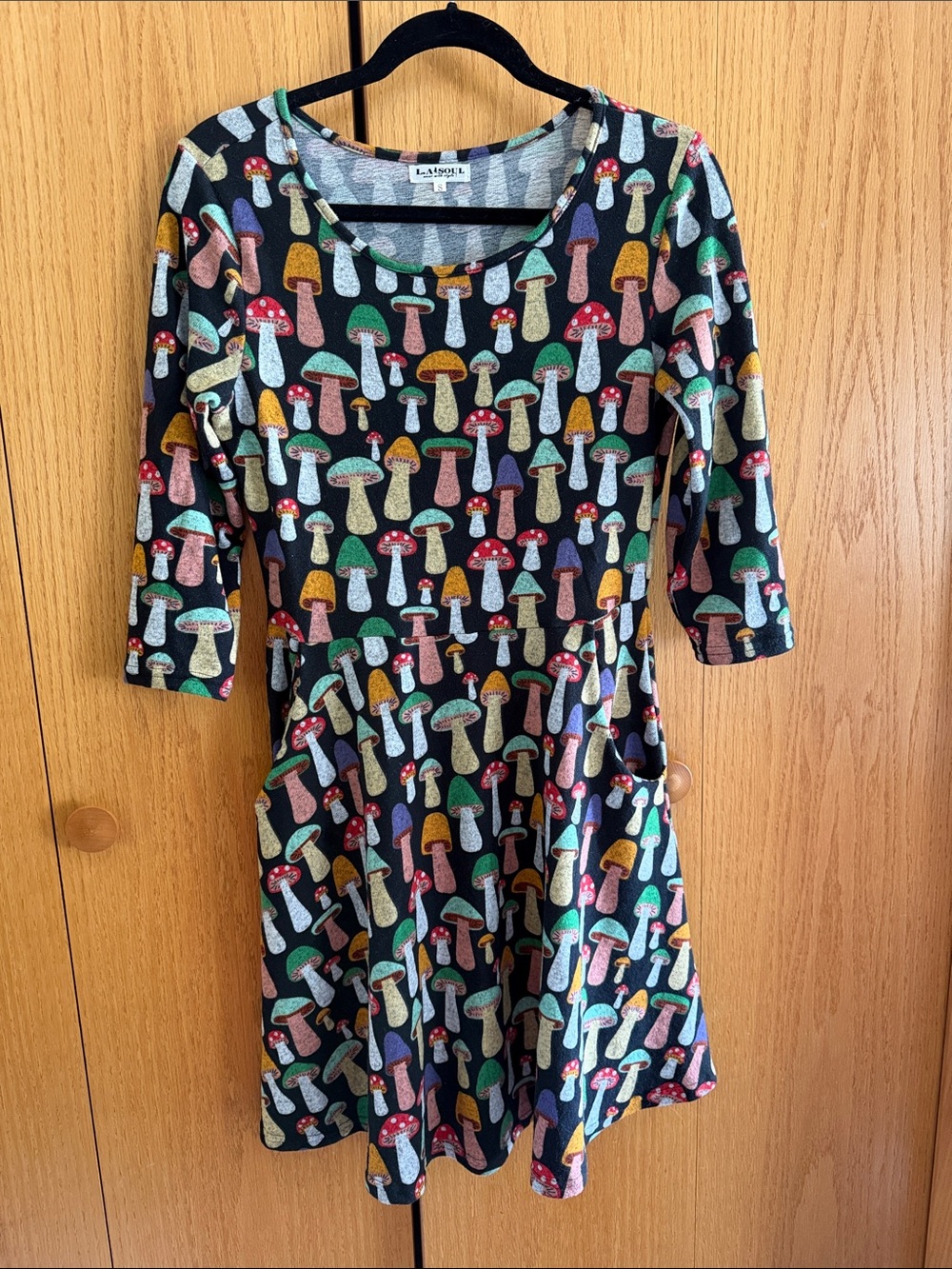 L.A Soul - Multicolor Mushroom Print Dress